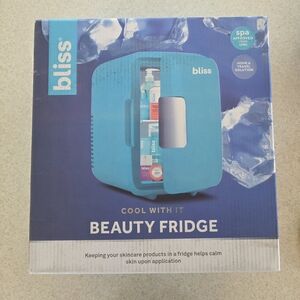 Bliss Beauty Fridge in Cool Blue